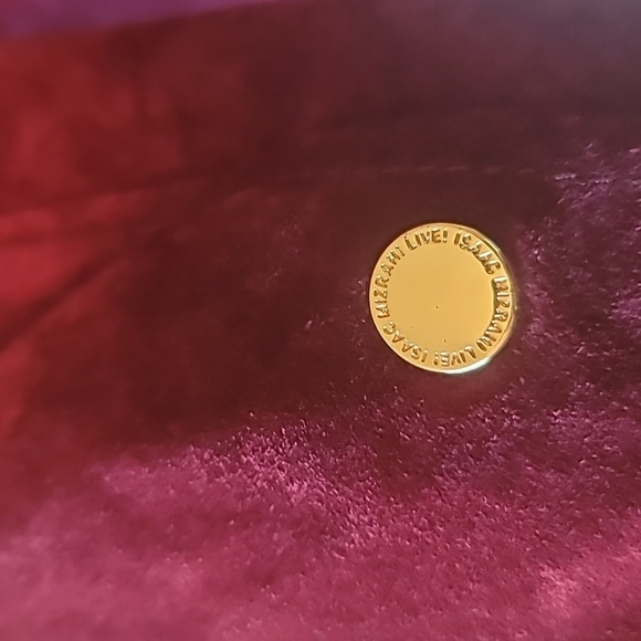 Isaac Mizrahi Live Women Moto Leather Suede Jacket Burgundy  Sz 14 - Picture 3 of 16